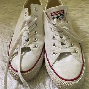 White Low Top Converse